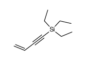 triethyl-but-3-en-1-ynyl-silane结构式