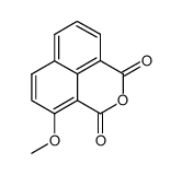 2-methoxy-naphthalene-1,8-dicarboxylic acid-anhydride结构式