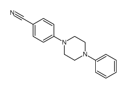 4-(4-phenylpiperazin-1-yl)benzonitrile Structure