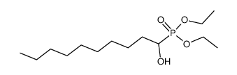 (1-hydroxy-decyl)-phosphonic acid diethyl ester结构式