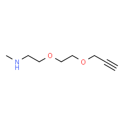 Propargyl-PEG2-methylamine Structure
