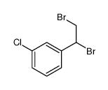 1-chloro-3-(1,2-dibromoethyl)benzene结构式