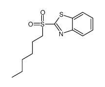 2-hexylsulfonyl-1,3-benzothiazole Structure