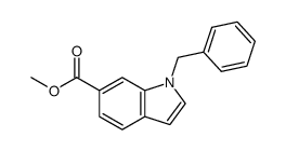 methyl 1-benzyl-1H-indole-6-carboxylate结构式