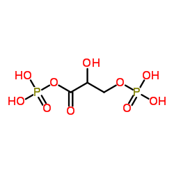 Glyceric acid 1,3-biphosphate Structure