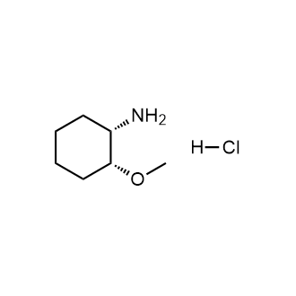 (1S,2R)-2-methoxycyclohexan-1-amine hydrochloride Structure