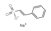 β-苯乙烯磺酸钠结构式