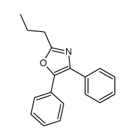 2-Propyl-4,5-diphenyloxazole Structure