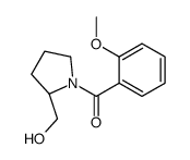 (R)-(+)-1-(2-甲氧基苯甲酰基)-2-吡咯烷甲醇结构式