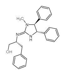 (4S,5S)-1,3-二甲基-4,5-二苯基-2-[((R)-1-苄基-2-羟乙基亚氨基]咪唑烷结构式