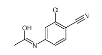 N-(3-chloro-4-cyanophenyl)acetamide结构式