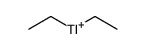 Thallium(1+), diethyl-(9CI) Structure