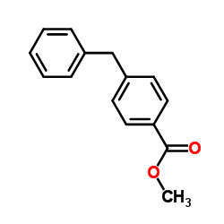 4-苄基苯甲酸甲酯结构式