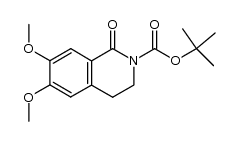 6,7-dimethoxy-1-oxo-3,4-dihydro-1H-isoquinoline-2-carboxylic acid tert-butyl ester Structure