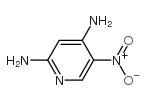 5-硝基吡啶-2,4-二胺结构式