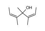 3,4,5-trimethylhepta-2-cis-5-cis-dien-4-ol结构式