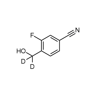 4-氰基-2-氟苄醇-d2结构式