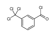 3-(Trichloromethyl)benzoyl chloride structure