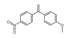 1-(4-methoxyphenyl)-1-(4-nitrophenyl)ethylene结构式