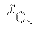 4-(乙基-1-13C)苯甲酸结构式