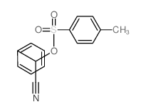 Benzeneacetonitrile, a-[[(4-methylphenyl)sulfonyl]oxy]- Structure