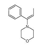 4-(1-phenyl-propenyl)-morpholine结构式