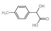 2-羟基-2-(4-甲基苯基)乙酸结构式