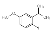 1-碘-2-异丙基-4-甲氧基苯结构式
