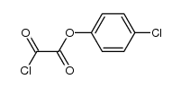 oxalyl monochloride 4-chlorophenyl ester Structure