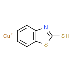 benzothiazole-2(3H)-thione, copper salt structure
