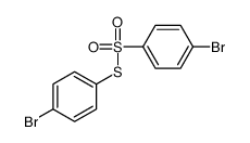 1-bromo-4-(4-bromophenyl)sulfonylsulfanylbenzene结构式