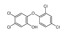 4,5-dichloro-2-(2,4-dichlorophenoxy)phenol结构式