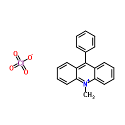 10-甲基-9-苯基吖啶高氯酸盐结构式