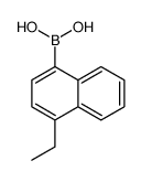 Boronic acid, (4-ethyl-1-naphthalenyl)- (9CI)结构式