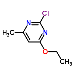 2-氯-4-乙氧基-6-甲基嘧啶结构式