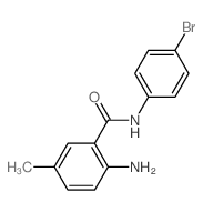 2-amino-N-(4-bromophenyl)-5-methyl-benzamide Structure