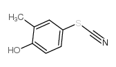 2-甲基-4-硫氰基苯酚结构式