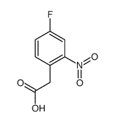 4-Fluoro-2-nitrophenylaceticacid Structure