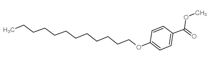 4-十二烷氧基苯甲酸甲酯结构式