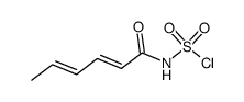 hexa-2,4-dienoylsulfamoyl chloride结构式