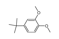 4-tert-butyl-1,2-dimethoxybenzene结构式
