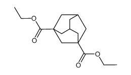 adamantane-1,3-dicarboxylic acid diethyl ester结构式