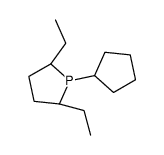 1,1-双[(2S,5S)-2,5-二乙基膦酰基二茂铁]结构式