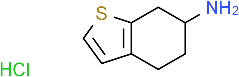 4,5,6,7-Tetrahydrobenzo[b]thiophen-6-amine hydrochloride Structure