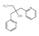 2-Pyridineethanol, a-ethyl-a-(2-pyridinylmethyl)-结构式