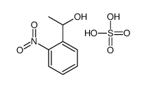 1-(2-nitrophenyl)ethanol,sulfuric acid Structure