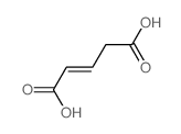 2-Pentenedioic acid,(2Z)- Structure