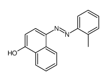 4-[(2-methylphenyl)azo]naphthol结构式