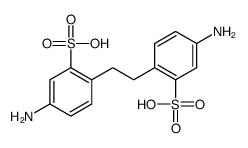 5-amino-2-[2-(4-amino-2-sulfophenyl)ethyl]benzenesulfonic acid Structure
