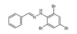 benzaldehyde-(2,4,6-tribromo-phenylhydrazone) Structure